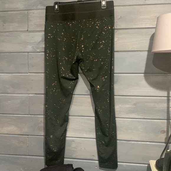 Green and copper flecked leggings - Picture 3 of 7